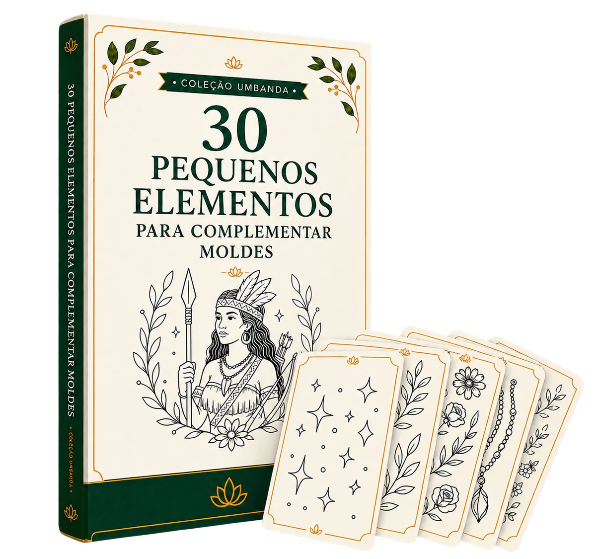 30 pequenos elementos para complementar moldes