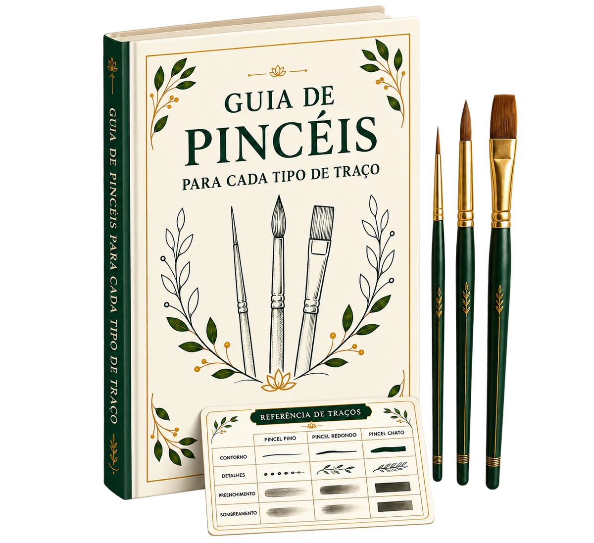 Guia de pincéis para cada tipo de traço